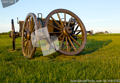 Image of Cart on Manassas Battlefield