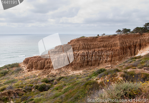 Image of Cliffs off Torrey Pines state park