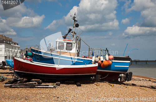 Image of Old boats on Deal Beach