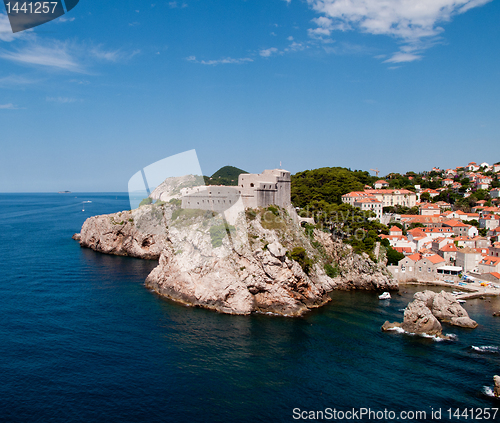 Image of Medieval fort in Dubrovnik