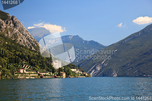 Image of View up Lake Garda