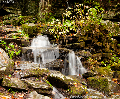 Image of Waconah falls in Berkshires