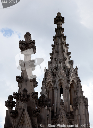 Image of Exterior carvings of roof of cathedral