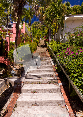 Image of Steep 99 steps in St Thomas