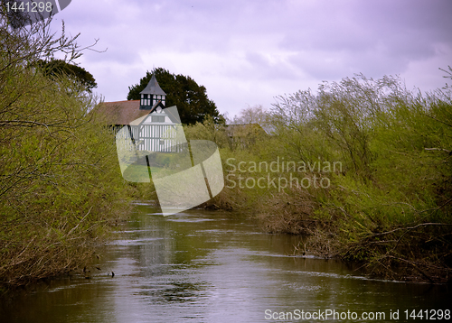 Image of Melverley Church Reflection