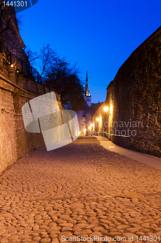 Image of Old street in Tallinn