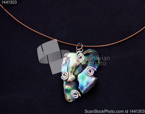Image of Single Paua shell as pendant