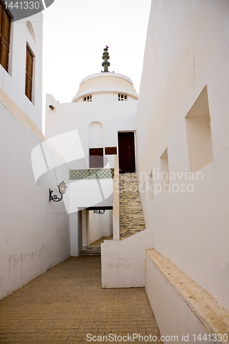 Image of Abu Dhabi alley in fort