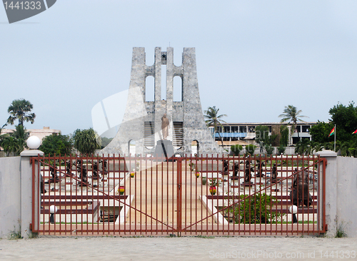 Image of Memorial to Kwame Nkrumah in Accra Ghana