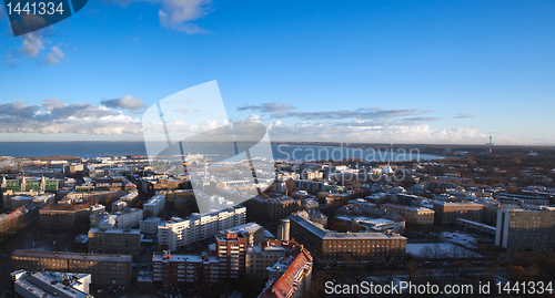 Image of View over modern Tallinn