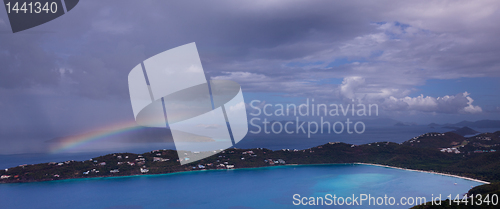 Image of Storm over Magens Bay on St Thomas USVI