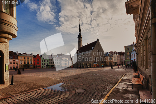 Image of Raekoja square in Tallinn