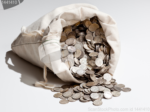 Image of Bag of silver coins