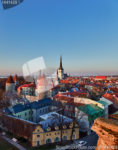 Image of Old town of Tallinn Estonia