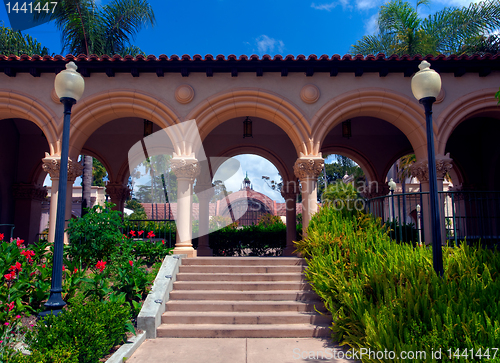 Image of Casa de Balboa Detail showing the Botanical Building