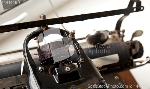 Image of Antique pre-QWERTY typewriter