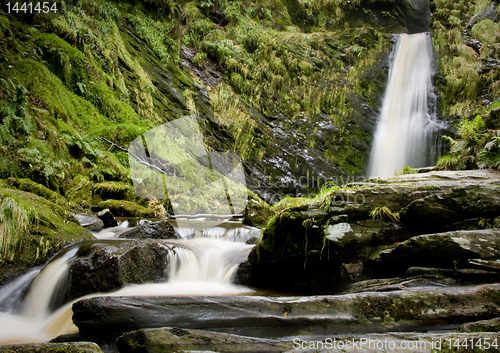 Image of Close up of waterfall