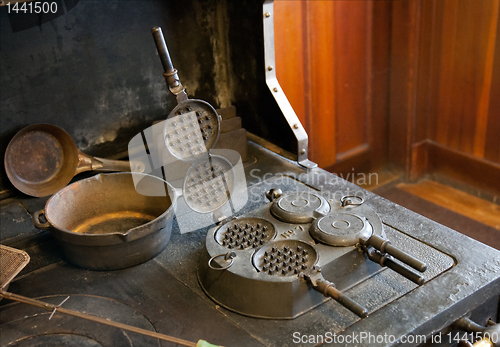 Image of Antique Waffle maker