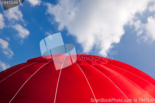 Image of Hot air balloon - red
