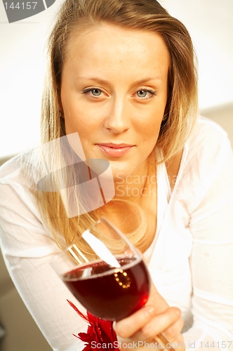 Image of Women with wine
