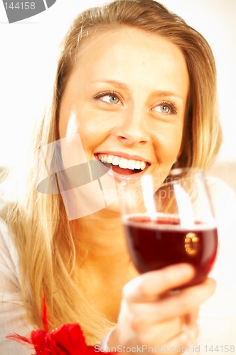 Image of Women with wine