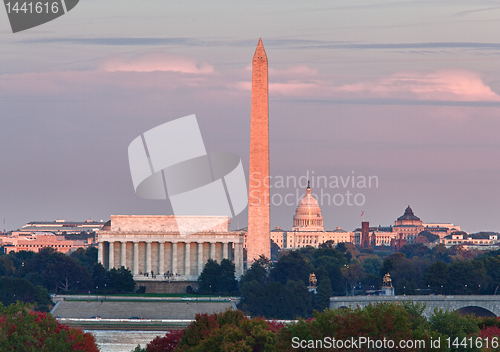 Image of Sunset over Washington DC