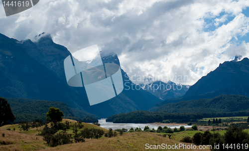 Image of Rolling countryside in New Zealand