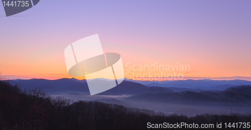 Image of Sunrise over Smoky Mountains