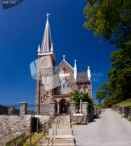 Image of Stone church of Harpers Ferry a national park