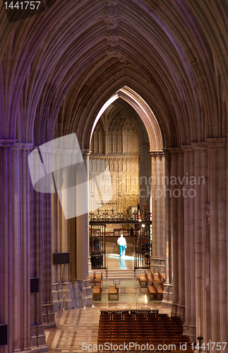 Image of Light falling in gothic cathedral