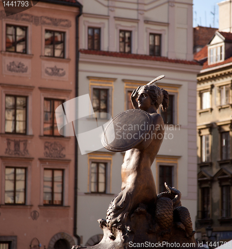 Image of Mermaid Statue Warsaw