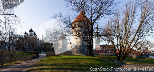 Image of Old town of Tallinn Estonia