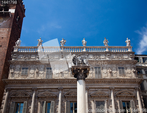 Image of Statue of Venetian Lion