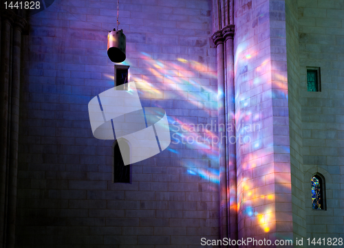 Image of Light falling in gothic cathedral