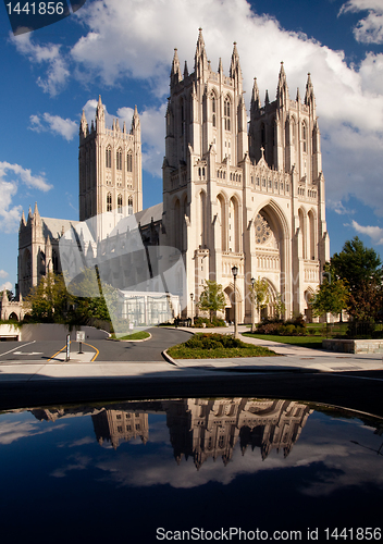 Image of Reflection of Washington Cathedral