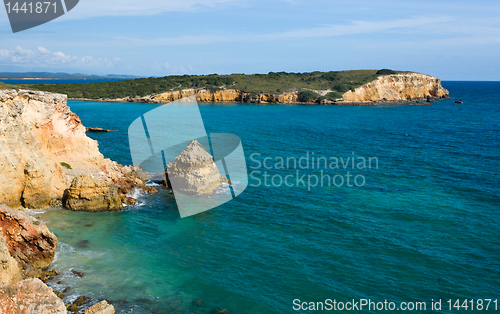 Image of Rocky headland off Puerto Rico