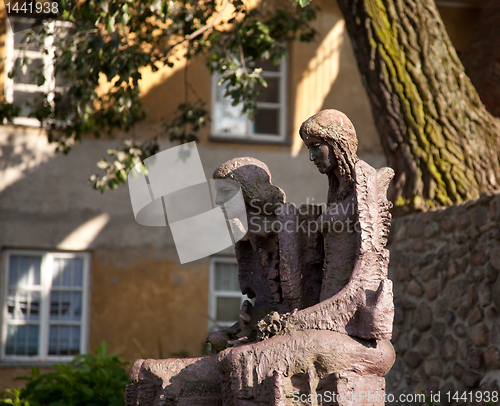 Image of Old statue in Warsaw