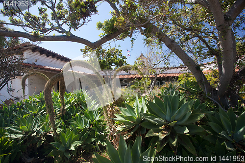 Image of Casa de Estudillo with fountain