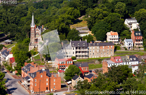 Image of Aerial view Harpers Ferry national park