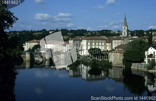 Image of Reflection of old town