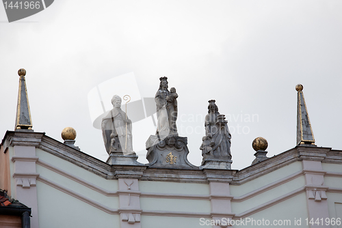 Image of Statues of Mary in Warsaw