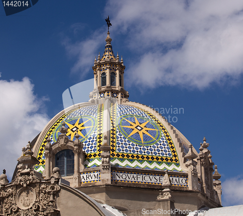 Image of Dome by California Tower in Balboa Park