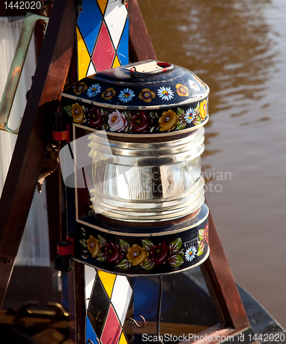 Image of Hand painted traditional decorated driving lamp