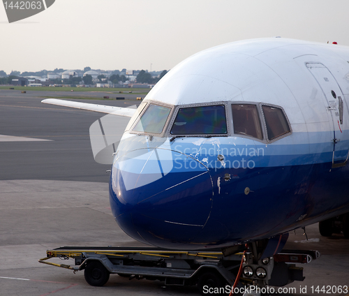 Image of Aircraft nose at gate