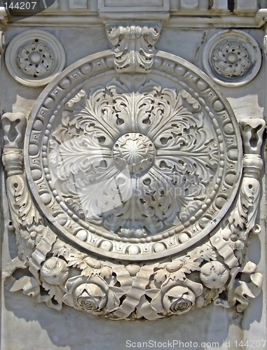 Image of Marble wall detail