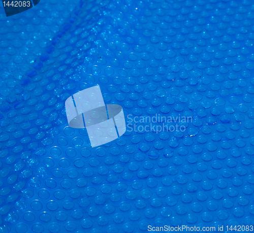 Image of Blue solar pool cover