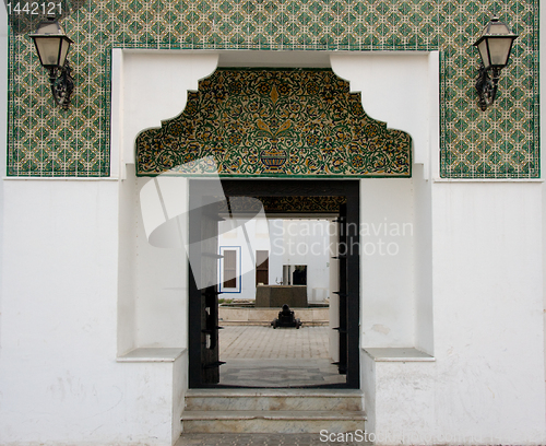 Image of Entrance to Fort in Abu Dhabi