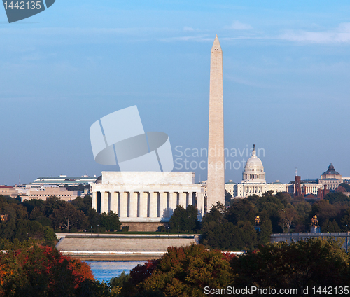 Image of Sunset over Washington DC