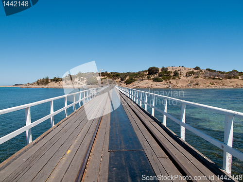 Image of Old pier at Granite Island and Victor Harbor