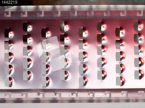 Image of Macro image of cheese grater